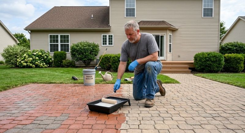 Courtyard Sealing in Kansas City, KS